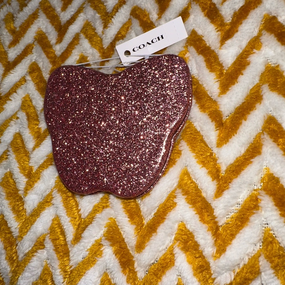 Coach Pink Glitter Butterfly Mirror - Picture 7 of 9